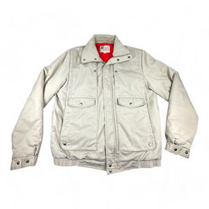 Vintage Field Stream Jacket Adult EXTRA LARGE TALL Beige 80s Hunting Coat Lined